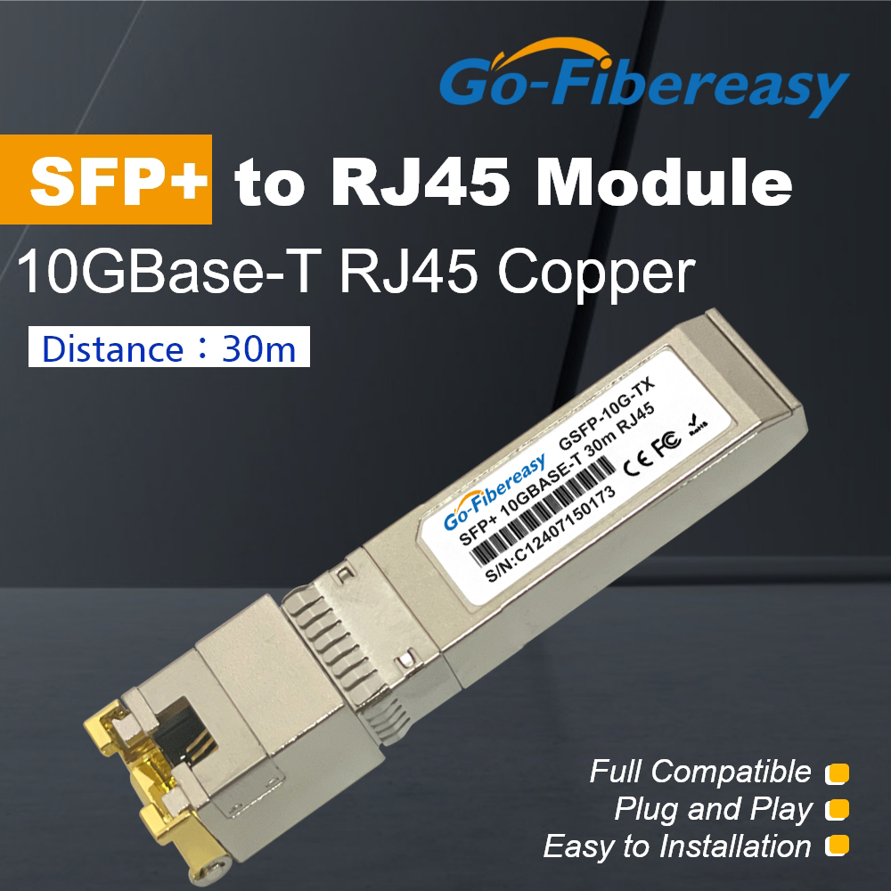 Router With Sfp+ 10G Port - Modulo SFP RJ45 10Gb 10G/5G/2.5G 30m