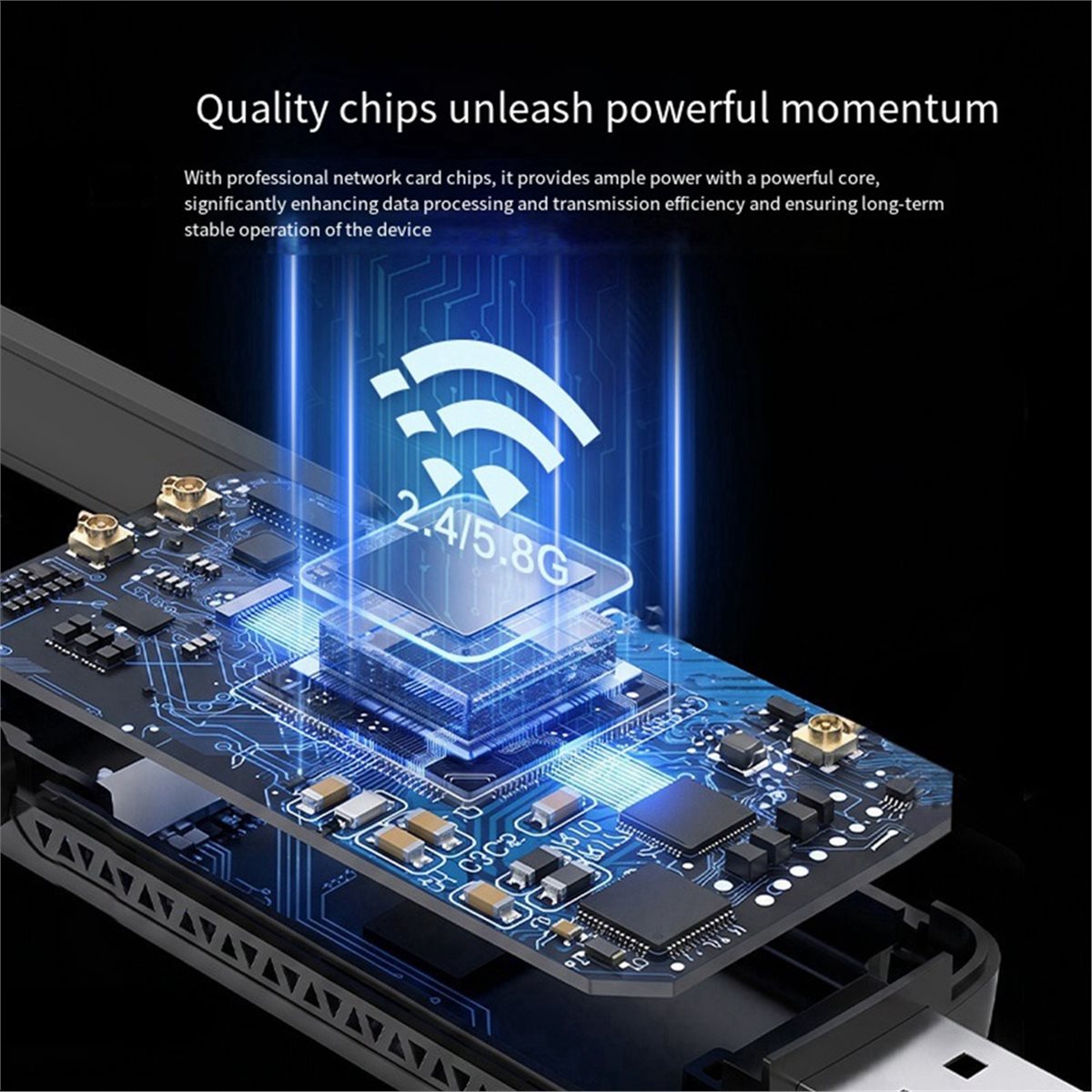 Wifi 6 Usb Adapter Ax1800 - Adattatore USB Wireless WiFi6 AX1800 Senza