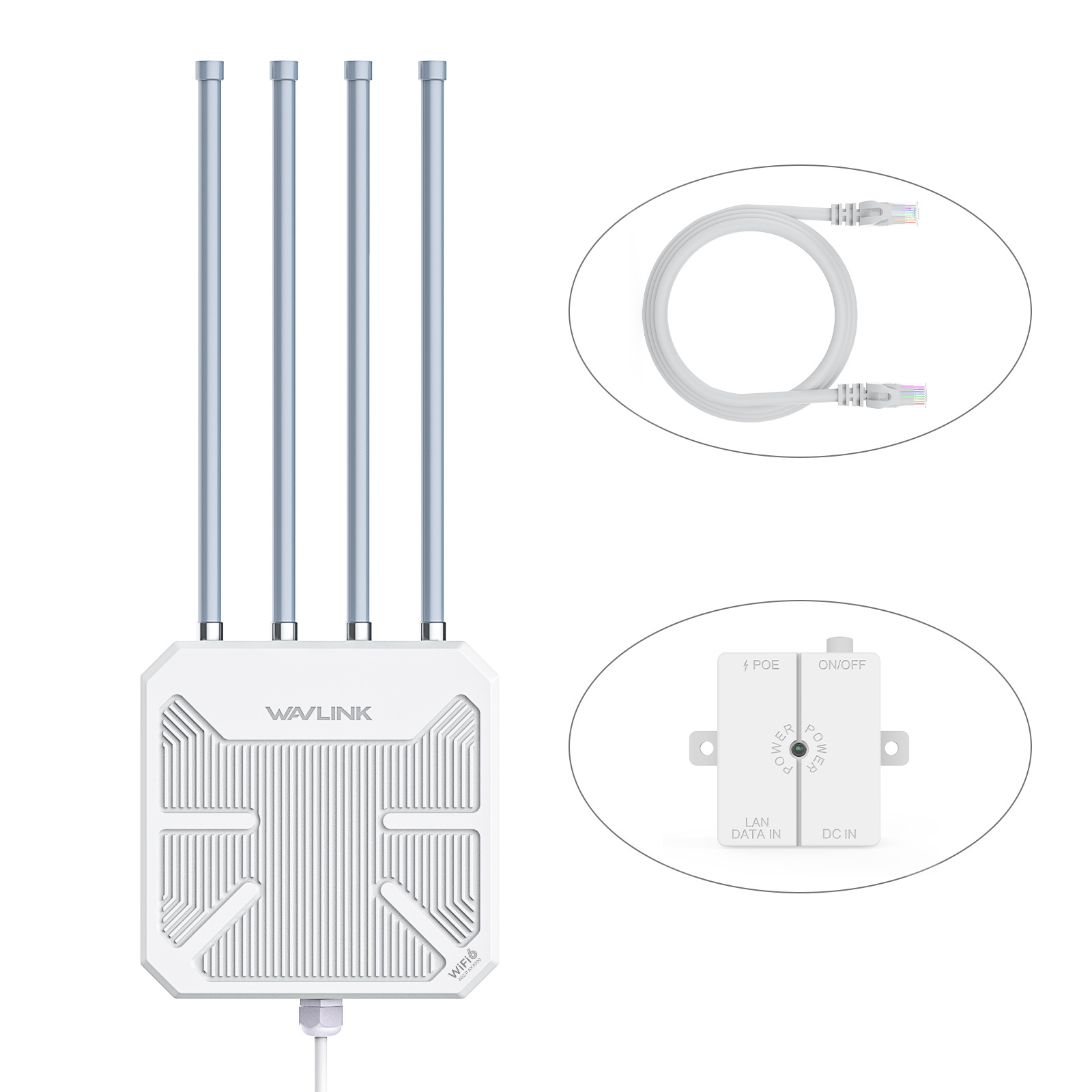 Wifi 6 Outdoor Ap Waterproof - Router WiFi 6 da Esterno AX3000