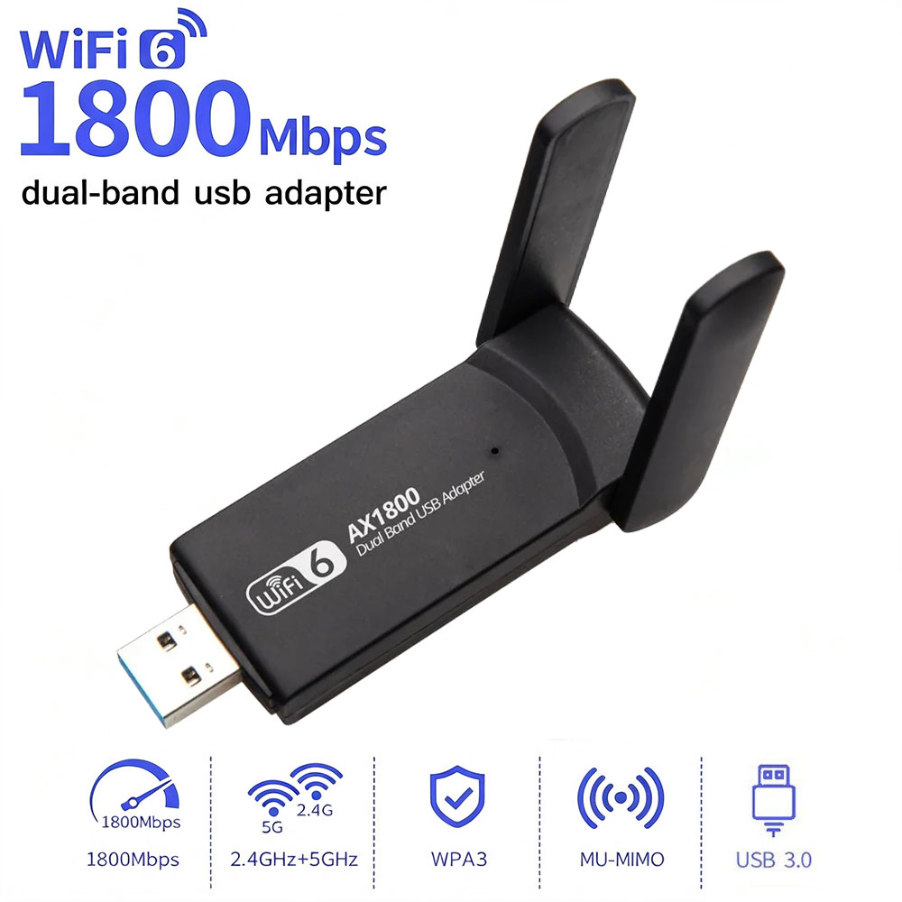 Wifi 6 Usb Adapter Ax1800 - Adattatore WiFi 6 AX1800 USB3.0, Dongle