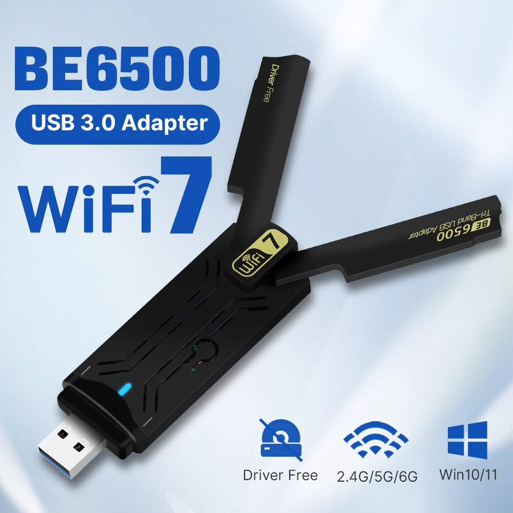 Wifi 7 Router Be6500 - Fenvi BE6500, scheda di rete USB