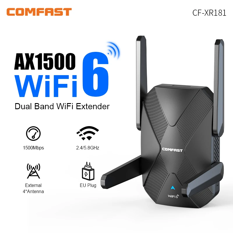 Wifi 6 Range Extender Ax1500 - COMFAST AX1500 Ripetitore WiFi 6, Amplificatore