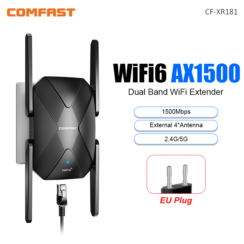 Wifi 6 Range Extender Ax1500 - COMFAST WiFi 6 Ripetitore WiFi AX1500