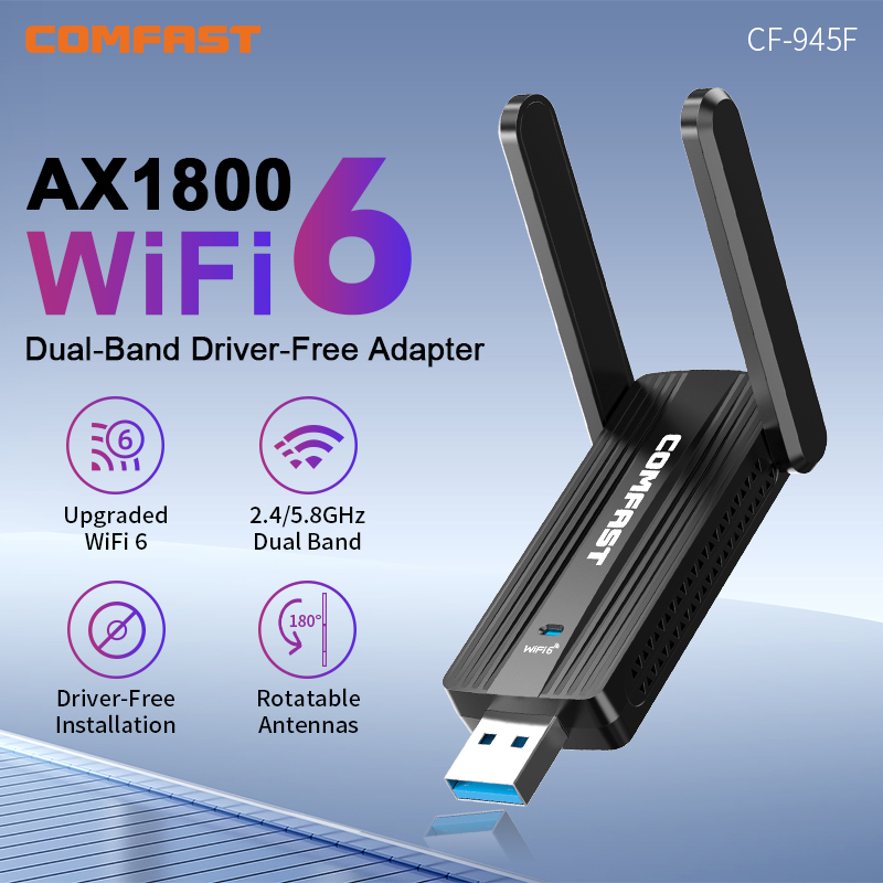 Wifi 6 Usb Adapter Ax1800 - COMFAST AX1800 Adattatore USB WiFi 6
