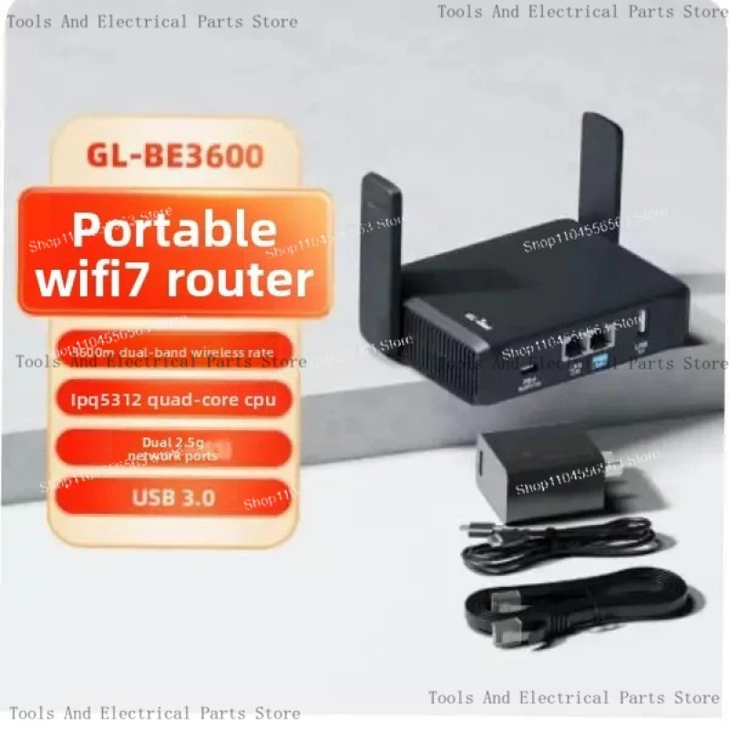Gaming Router 2.5G Port - GL-BE3600 (Slate 7) Router WiFi 7