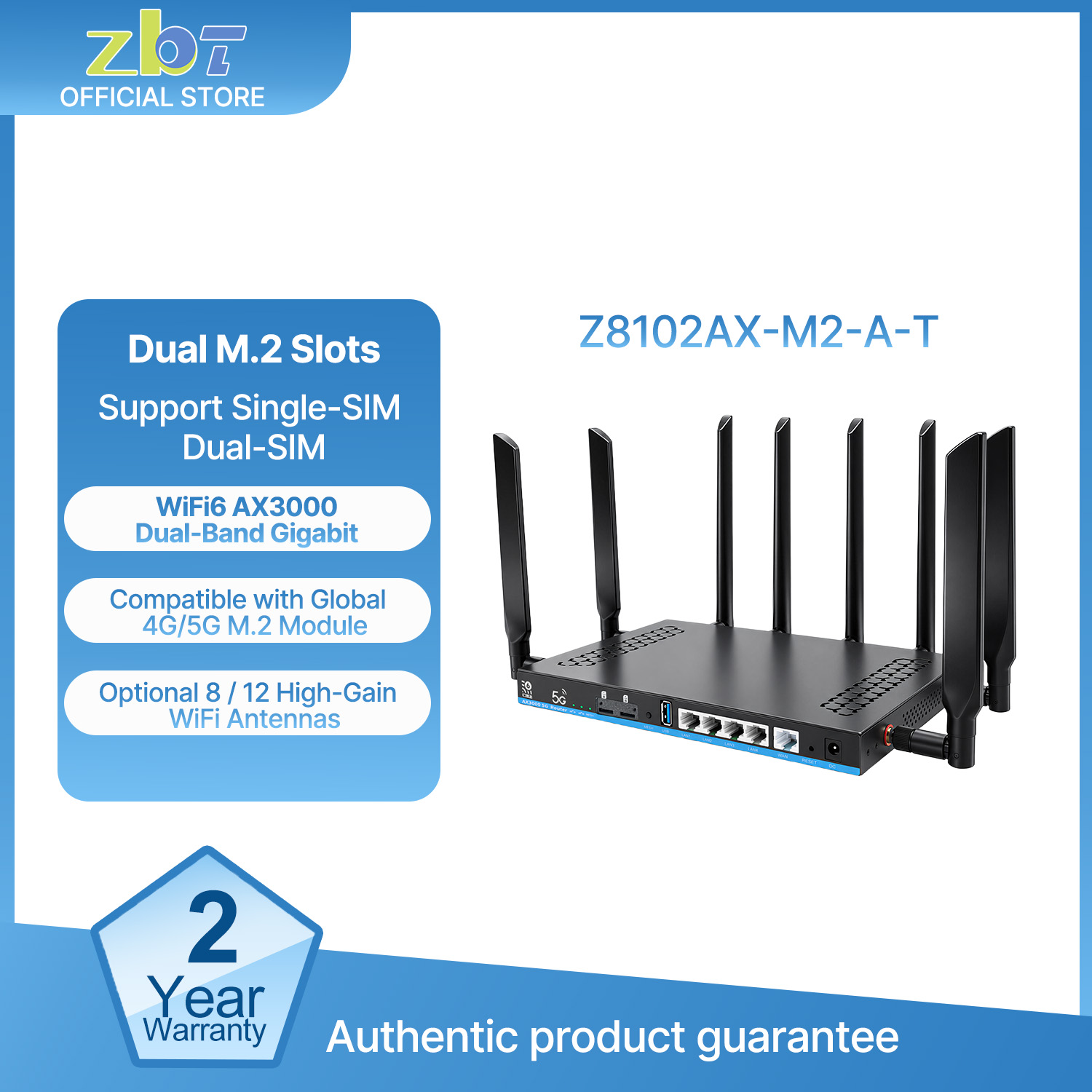 Wifi 6 Router Openwrt - Router ZBT 5G Dual SIM Wifi6