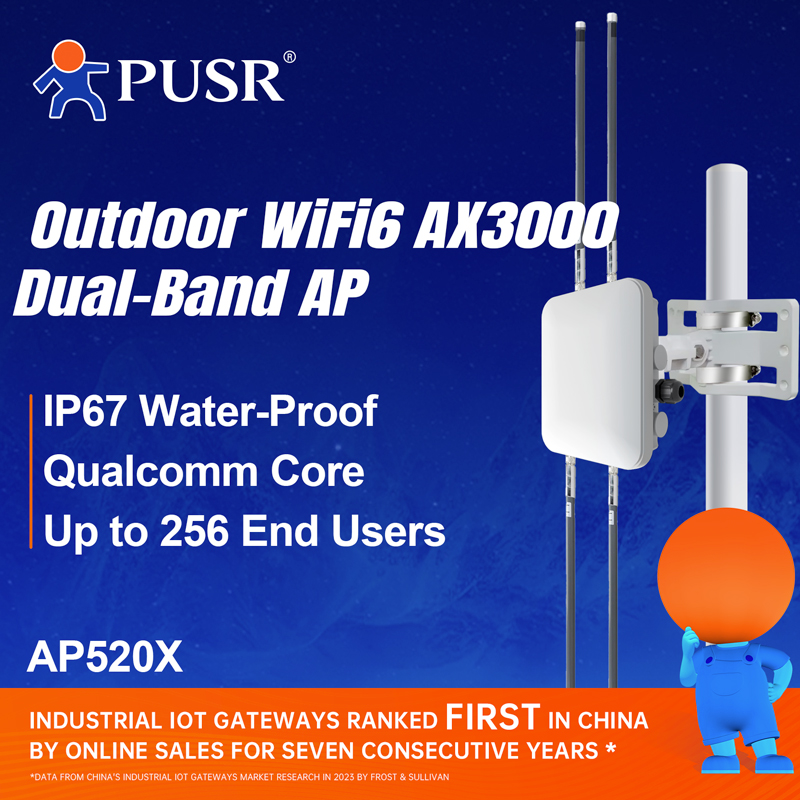 Wifi 6 Outdoor Ap Waterproof - PUSR WiFi6 AX3000 AP esterno dual-band