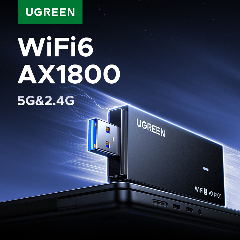 Wifi 6 Usb Adapter Ax1800 - UGREEN Adattatore WiFi AX1800 WiFi6 5G