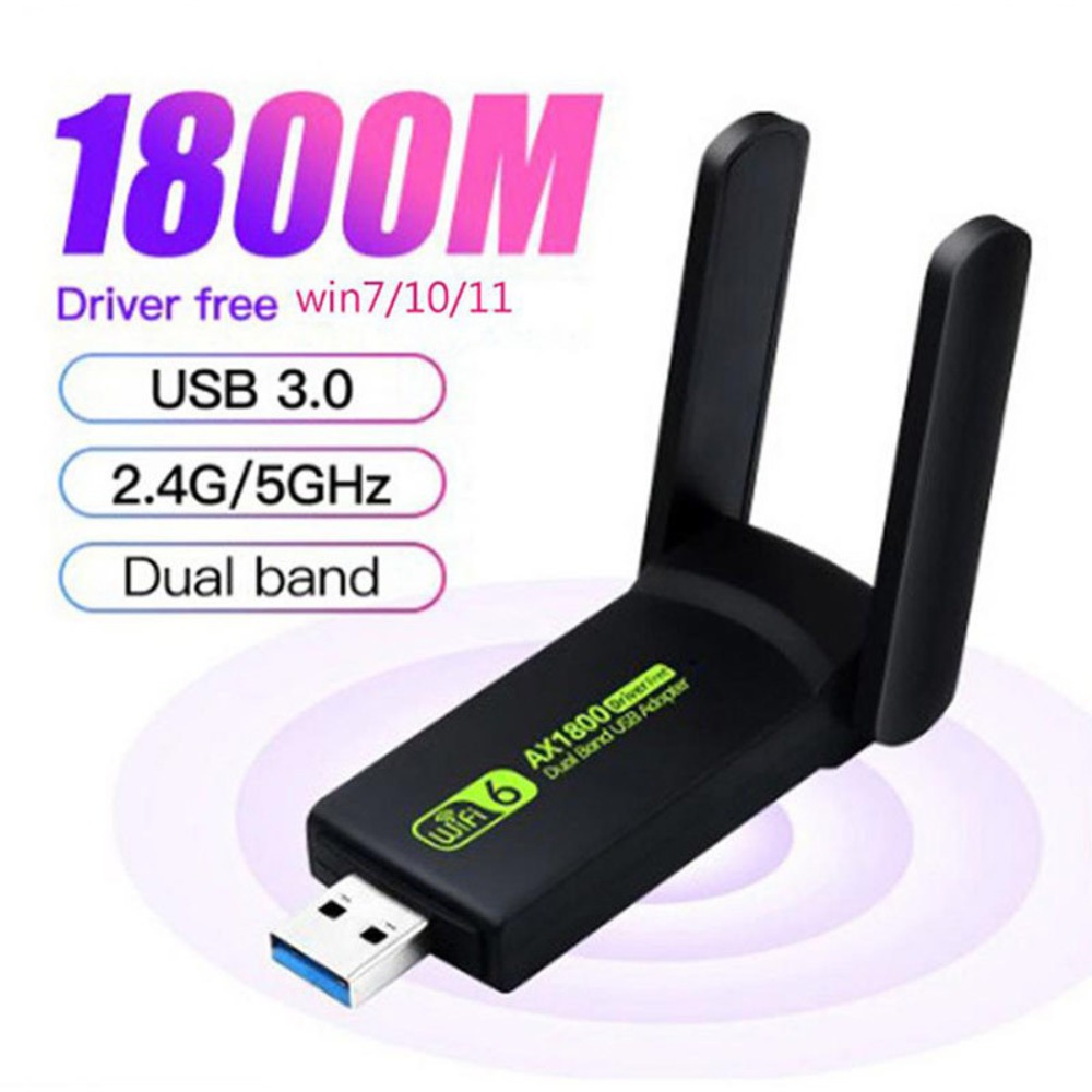 Wifi 6 Usb Adapter Ax1800 - Adattatore WiFi6 AX1800 USB3.0 Senza Driver