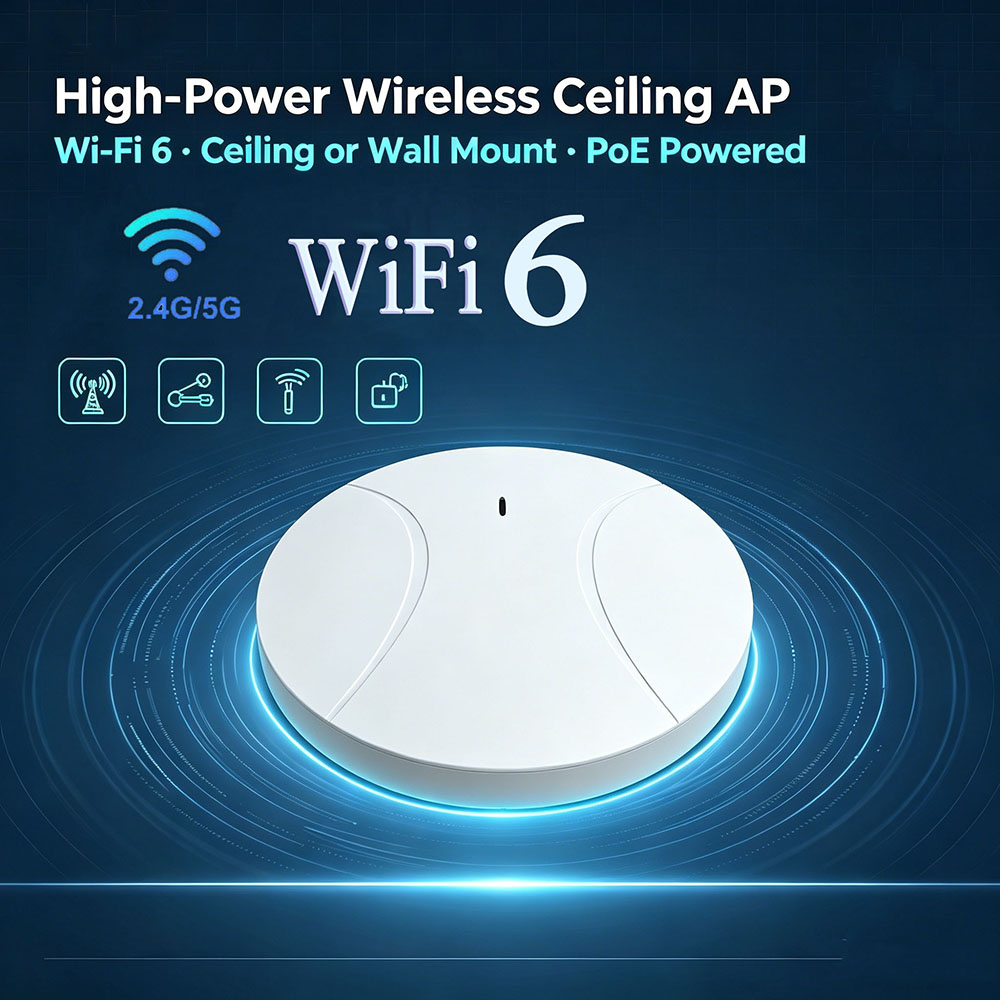 Wifi 6 Access Point Ceiling Poe - Access Point WiFi6 da Soffitto 3000Mbps