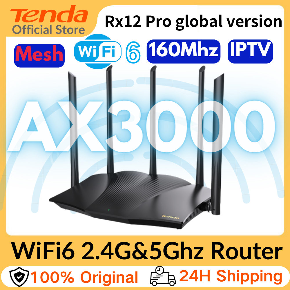 Wifi 6 Mesh System 3 Pack - Tenda AX1500/AX3000 Wifi 6 Mesh WIFI