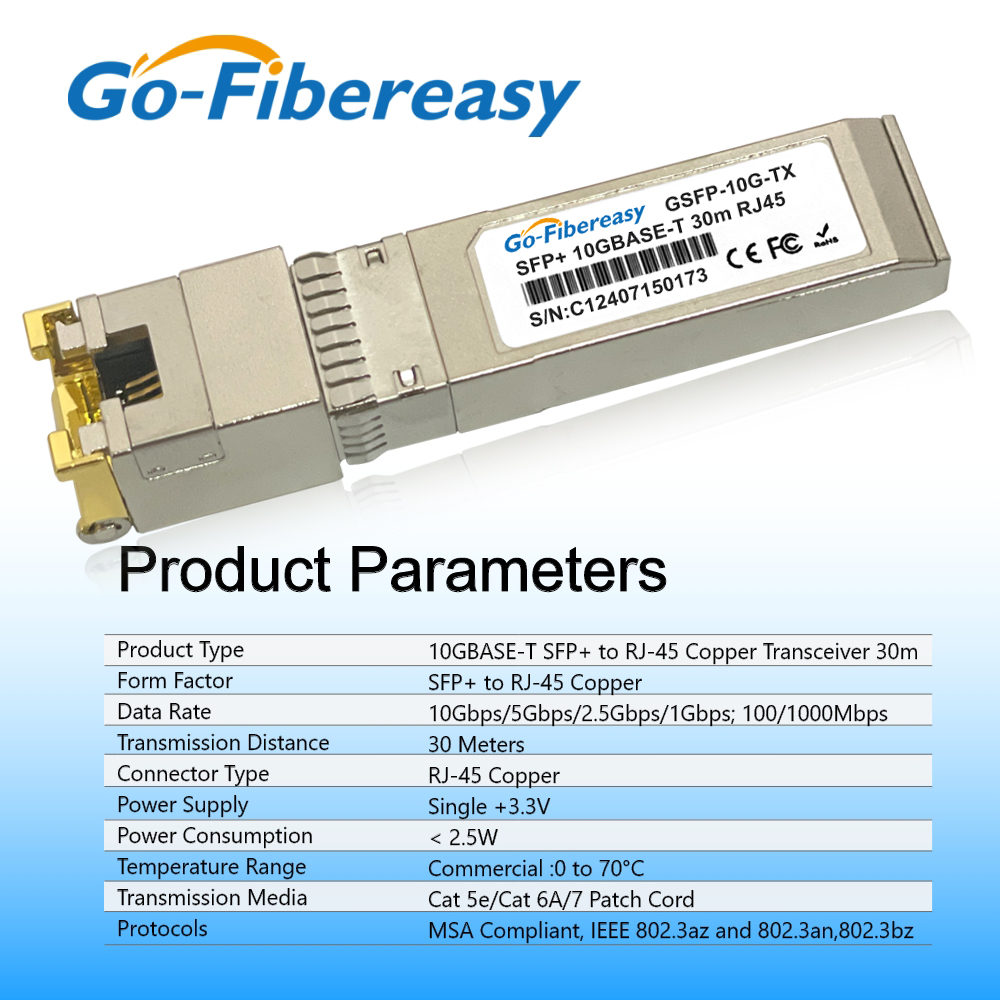 Modulo SFP RJ45 10Gb 10G/5G/2. - Router With Sfp+ 10G Port recensione e prezzo