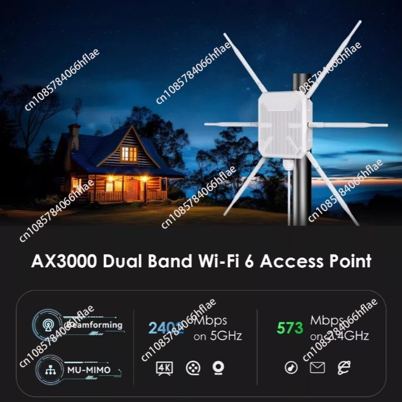 Router Mesh AP Wireless WiFi 6 - Wifi 6 Outdoor Ap Waterproof recensione e prezzo