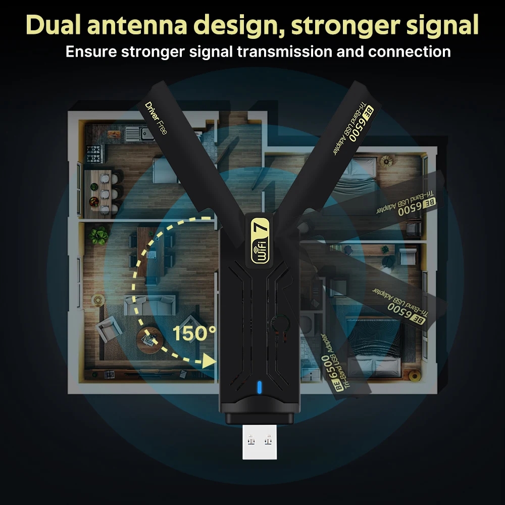 BE6500 WiFi 7 Adattatore WiFi  - Wifi 7 Router Be6500 recensione e prezzo