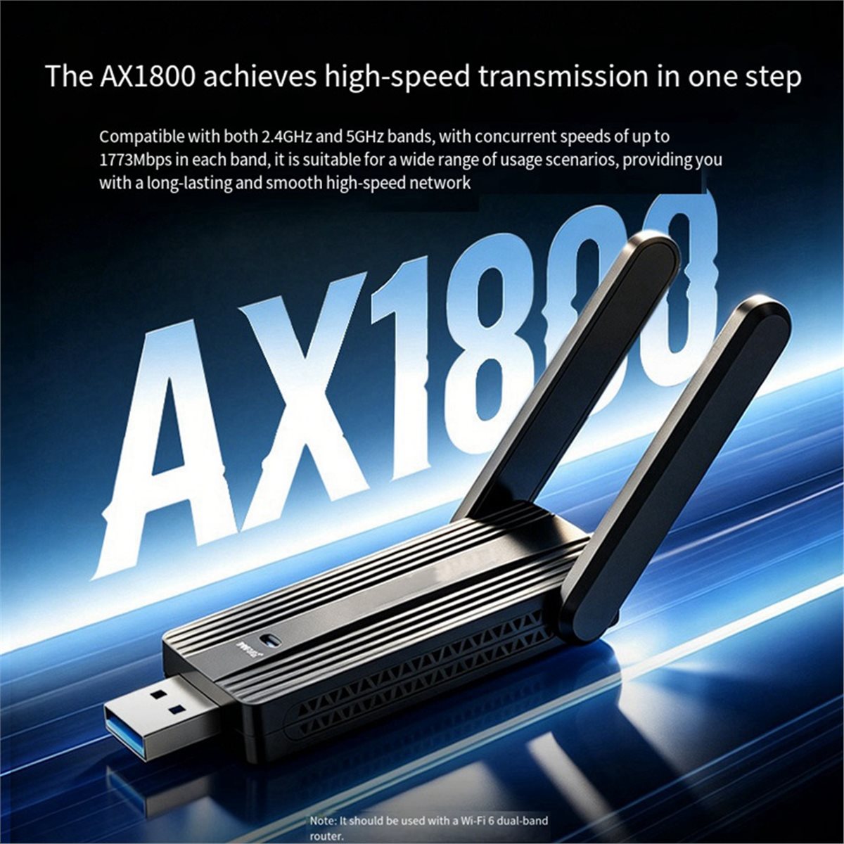 Adattatore USB Wireless WiFi6  - Wifi 6 Usb Adapter Ax1800 recensione e prezzo