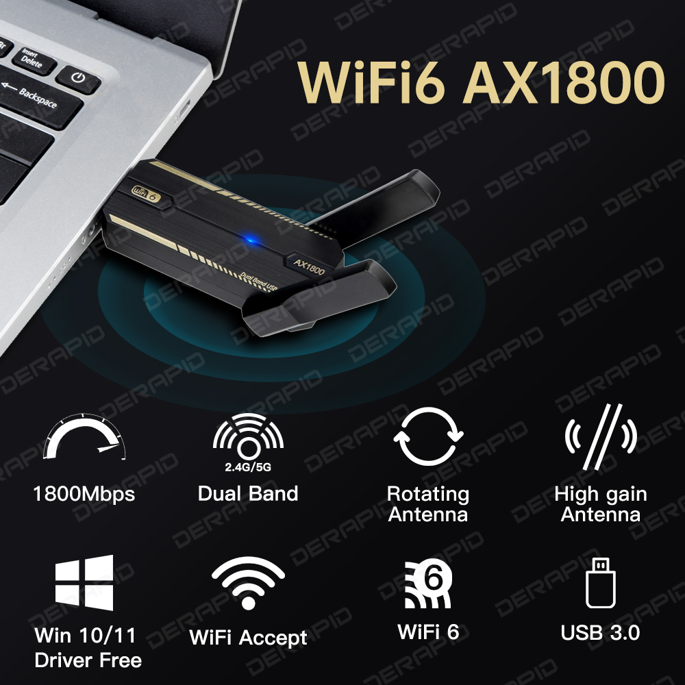 AX1800 WiFi 6 Adattatore USB 3 - Wifi 6 Usb Adapter Ax1800 recensione e prezzo