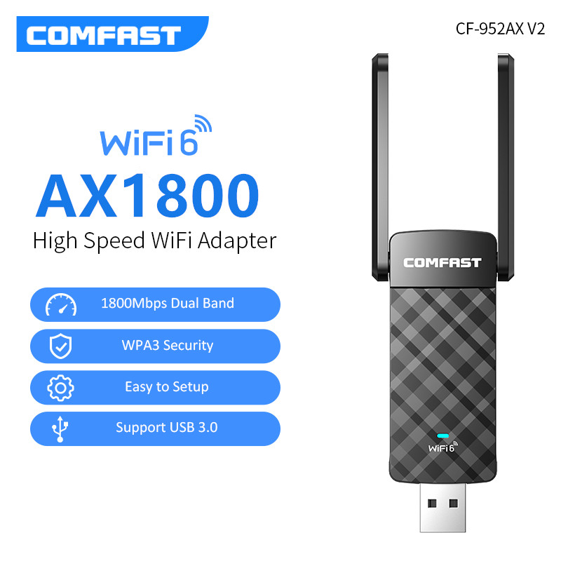 COMFAST Adattatore WiFi 6 USB  - Wifi 6 Usb Adapter Ax1800 recensione e prezzo