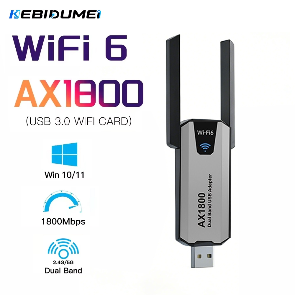 KEBIDUMEI AX1800 Adattatore US - Wifi 6 Usb Adapter Ax1800 recensione e prezzo