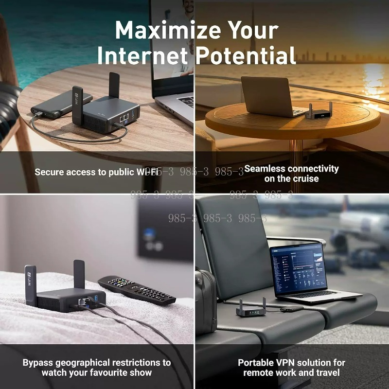 Router da Viaggio WiFi 7 con T - Gaming Router 2.5G Port recensione e prezzo