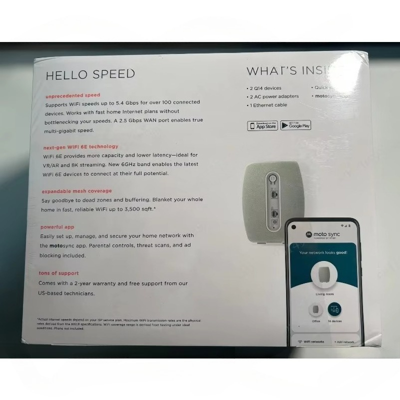 Router Mesh Tri-Band Moto Q14  - Wifi 6E Router Tri Band 6Ghz recensione e prezzo