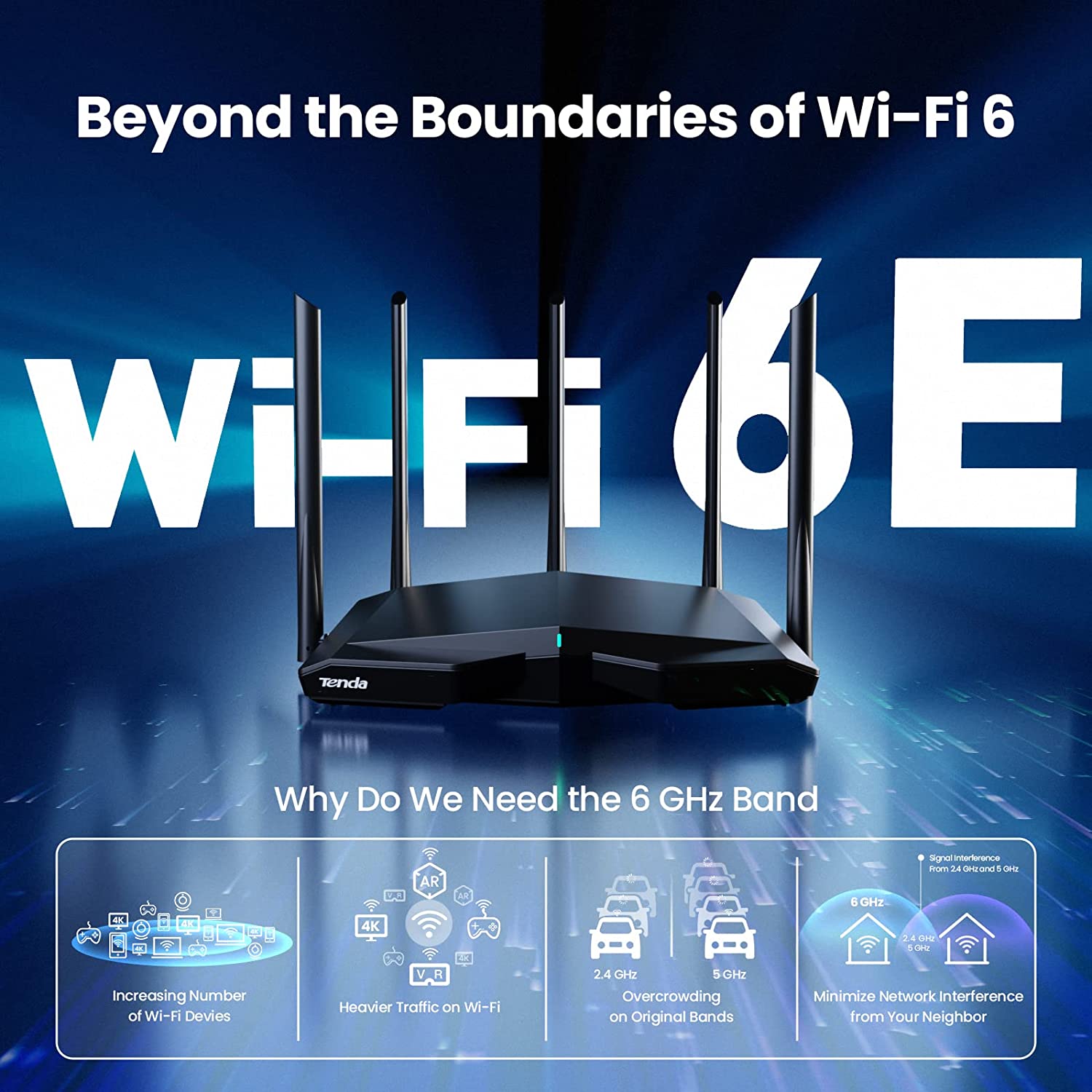 Offerta AXE5700 WI-FI 6E ROUTE - Wifi 6E Router Tri Band 6Ghz recensione e prezzo