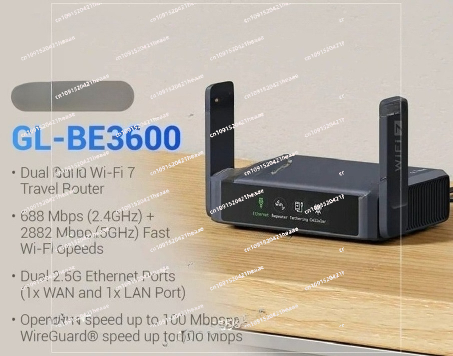 GL.iNet GL-BE3600 (Slate 7) Ro - Gaming Router 2.5G Port recensione e prezzo