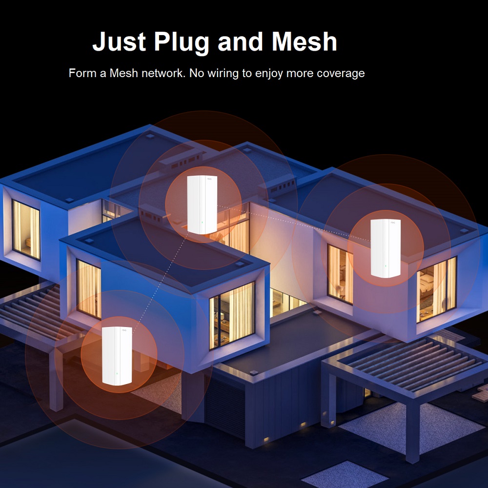 Router Mesh WIFI 6 AX3000 Tend - Wifi 6 Mesh System 3 Pack recensione e prezzo