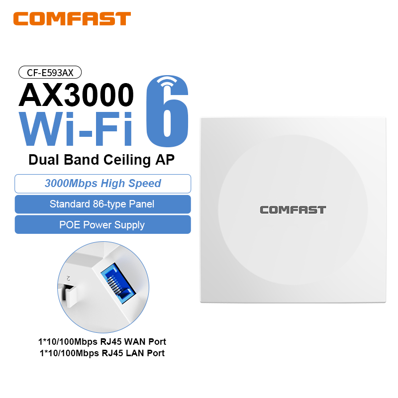 COMFAST WiFi6 Access Point da  - Wifi 6 Access Point Ceiling Poe recensione e prezzo