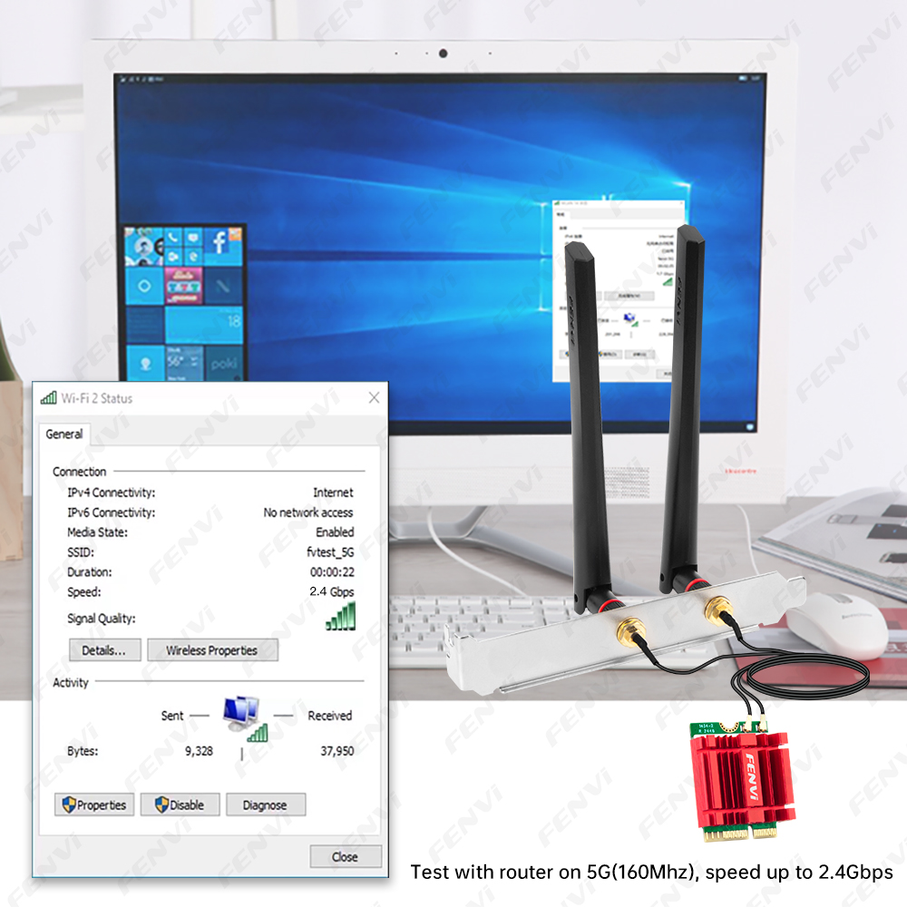 Scheda Wireless fenvi BE6500 W - Wifi 7 Router Be6500 recensione e prezzo