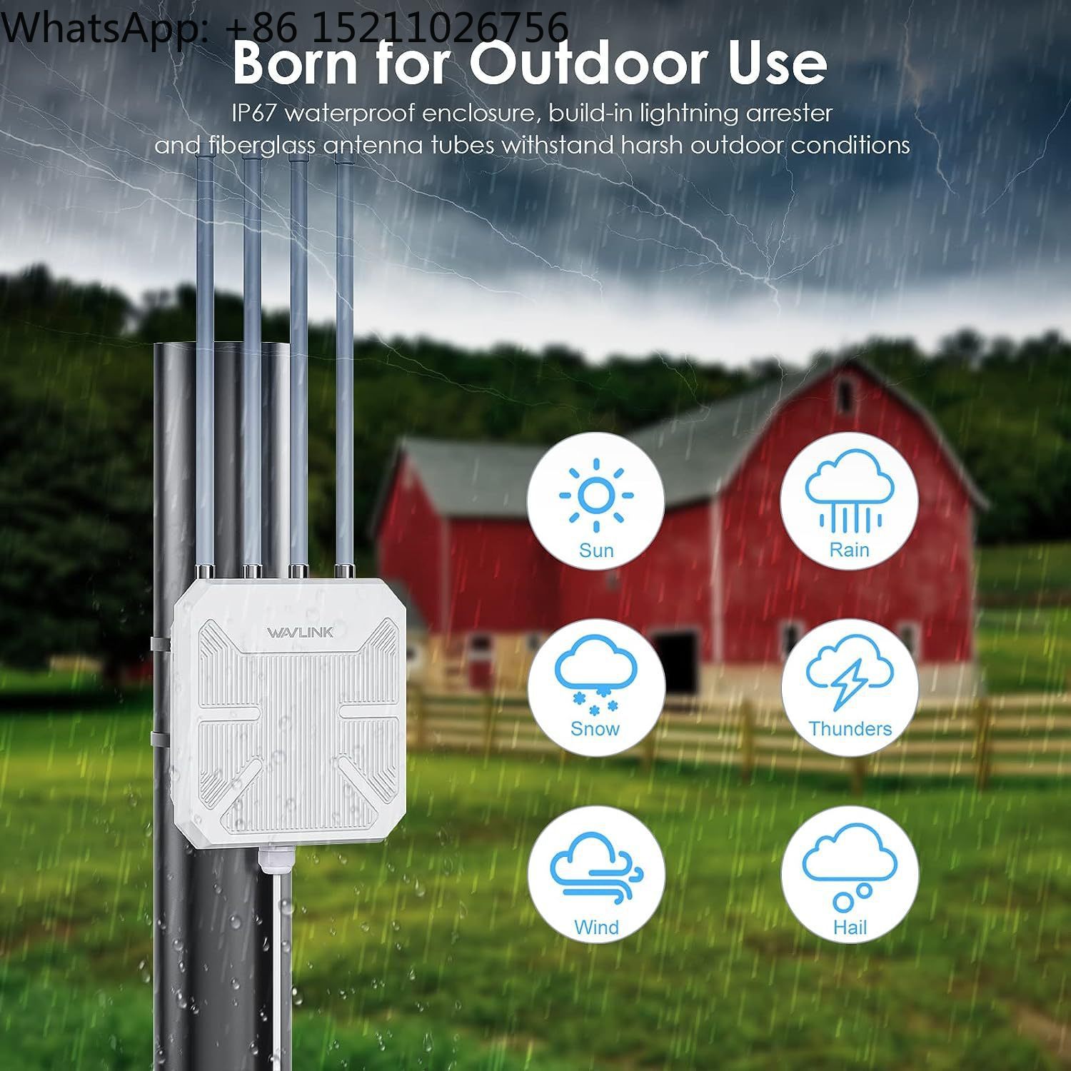 Router Wireless Esterno Imperm - Wifi 6 Outdoor Ap Waterproof recensione e prezzo