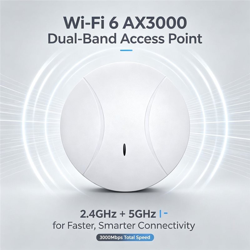 LXYB18B AX3000M Access Point W - Wifi 6 Access Point Ceiling Poe recensione e prezzo
