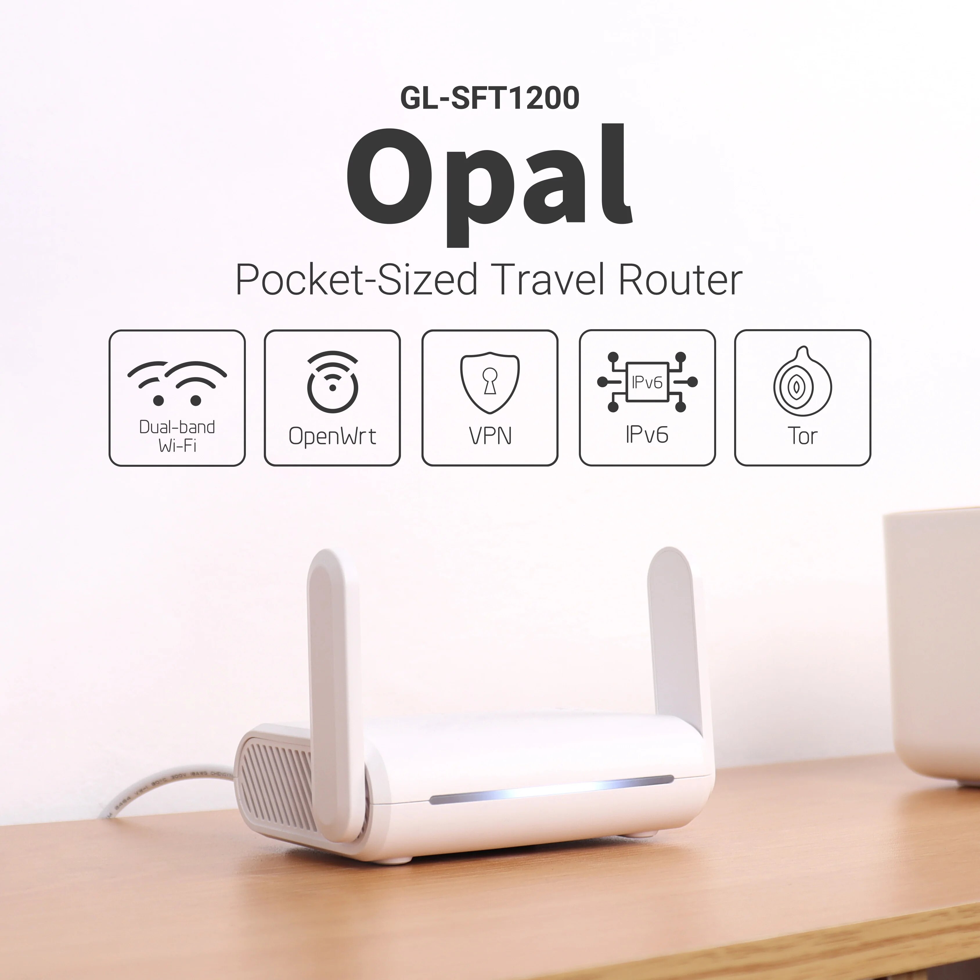 GL.iNet GL-SFT1200 (Opal) Rout - Wifi 6E Router Tri Band 6Ghz recensione e prezzo