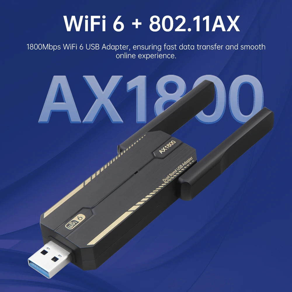 KEBIDUMEI Adattatore USB 3.0 W - Wifi 6 Usb Adapter Ax1800 recensione e prezzo