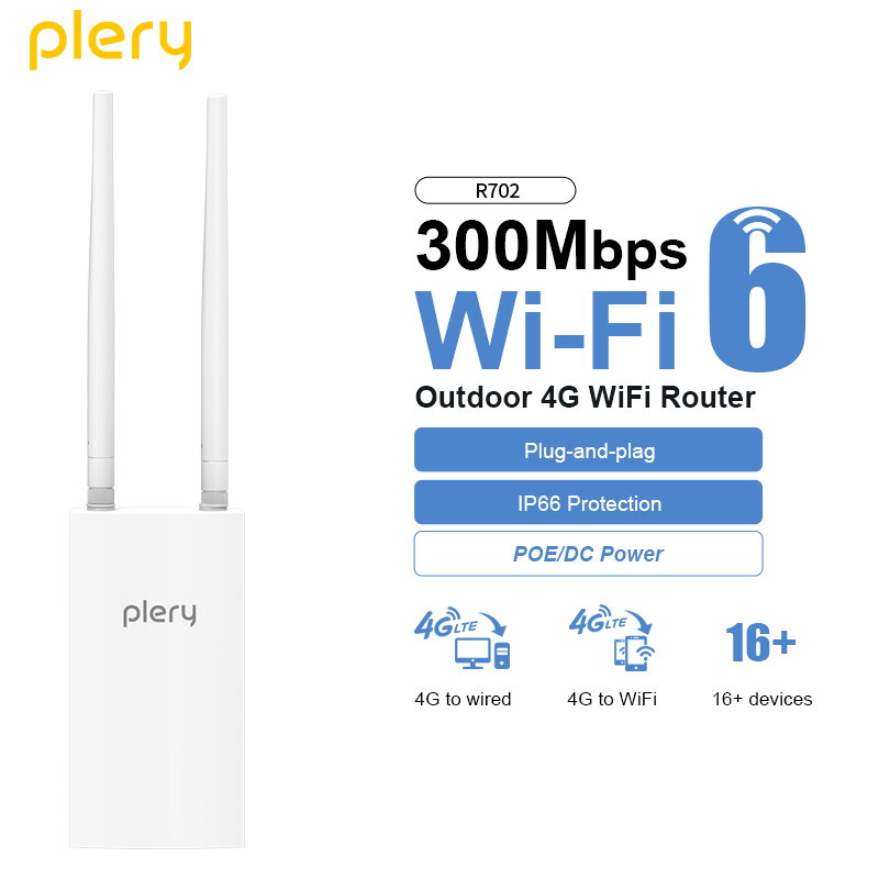 Router 4G LTE da Esterno Plery - Wifi 6 Outdoor Ap Waterproof recensione e prezzo