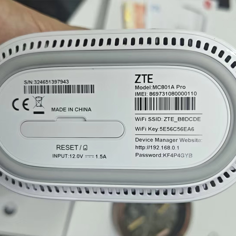 Router WiFi 5G Indoor ZTE MC80 - 4G 5G Router Sim Slot Wifi 6 recensione e prezzo
