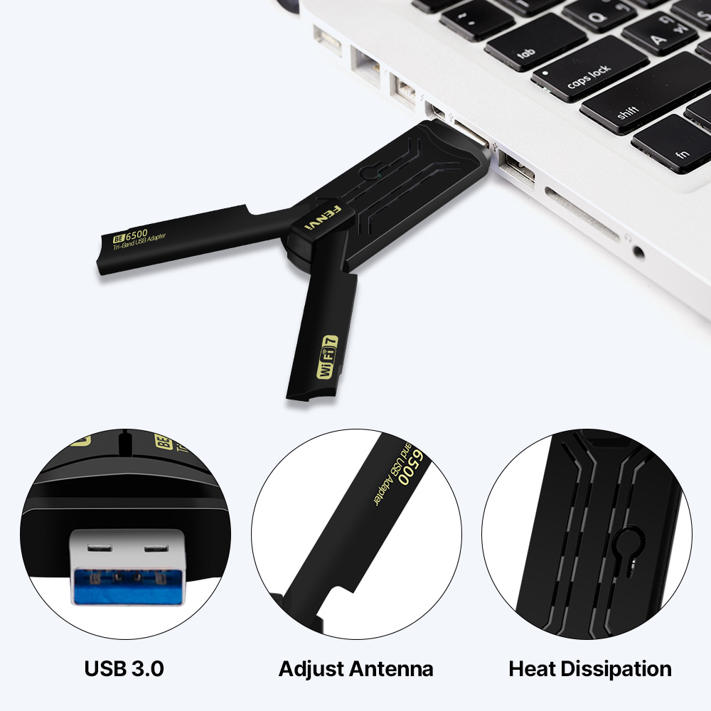 Fenvi Wi-Fi 7 Adattatore WiFi  - Wifi 7 Router Be6500 recensione e prezzo