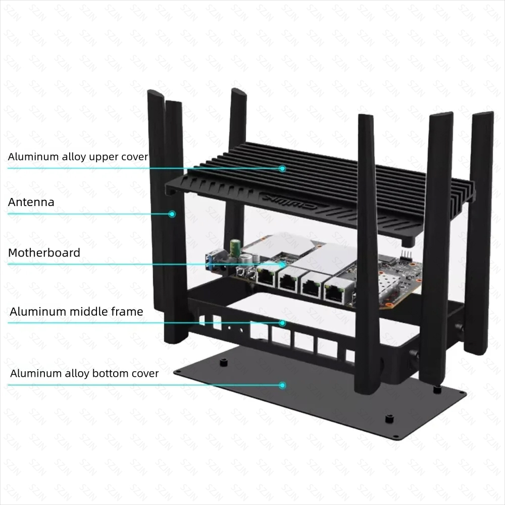 Router CW-WIFI7 con Porta SFP+ - Wifi 6E Router Tri Band 6Ghz recensione e prezzo