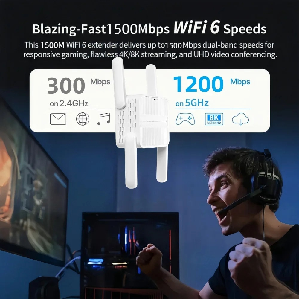 AX1500 WiFi 6 Ripetitore Exten - Wifi 6 Range Extender Ax1500 recensione e prezzo