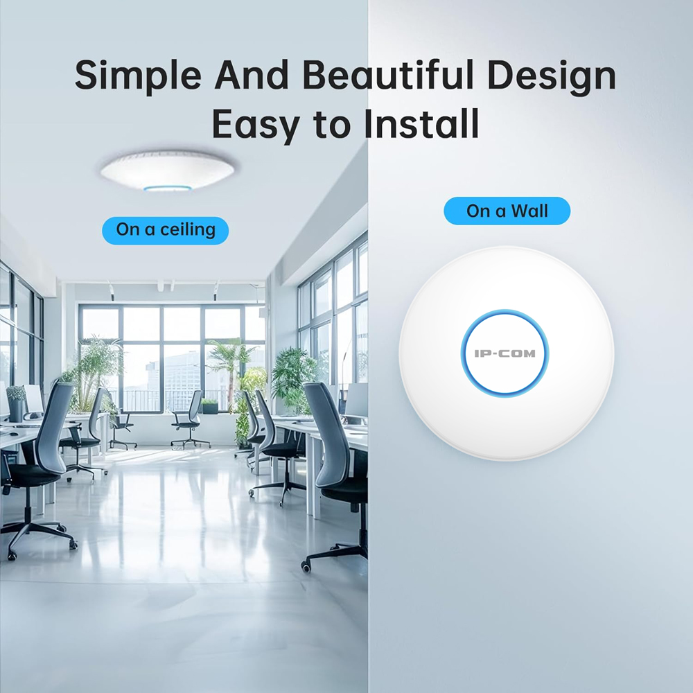 IP-COM W82AP Punto di accesso  - Wifi 6 Access Point Ceiling Poe recensione e prezzo
