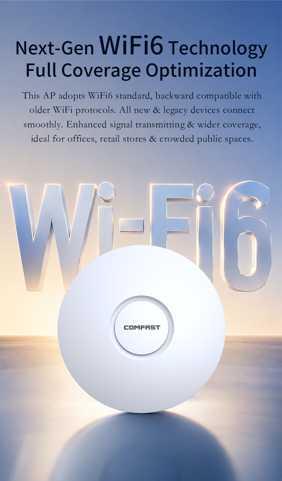 COMFAST CF-E392AX WiFi6 Access - Wifi 6 Access Point Ceiling Poe recensione e prezzo