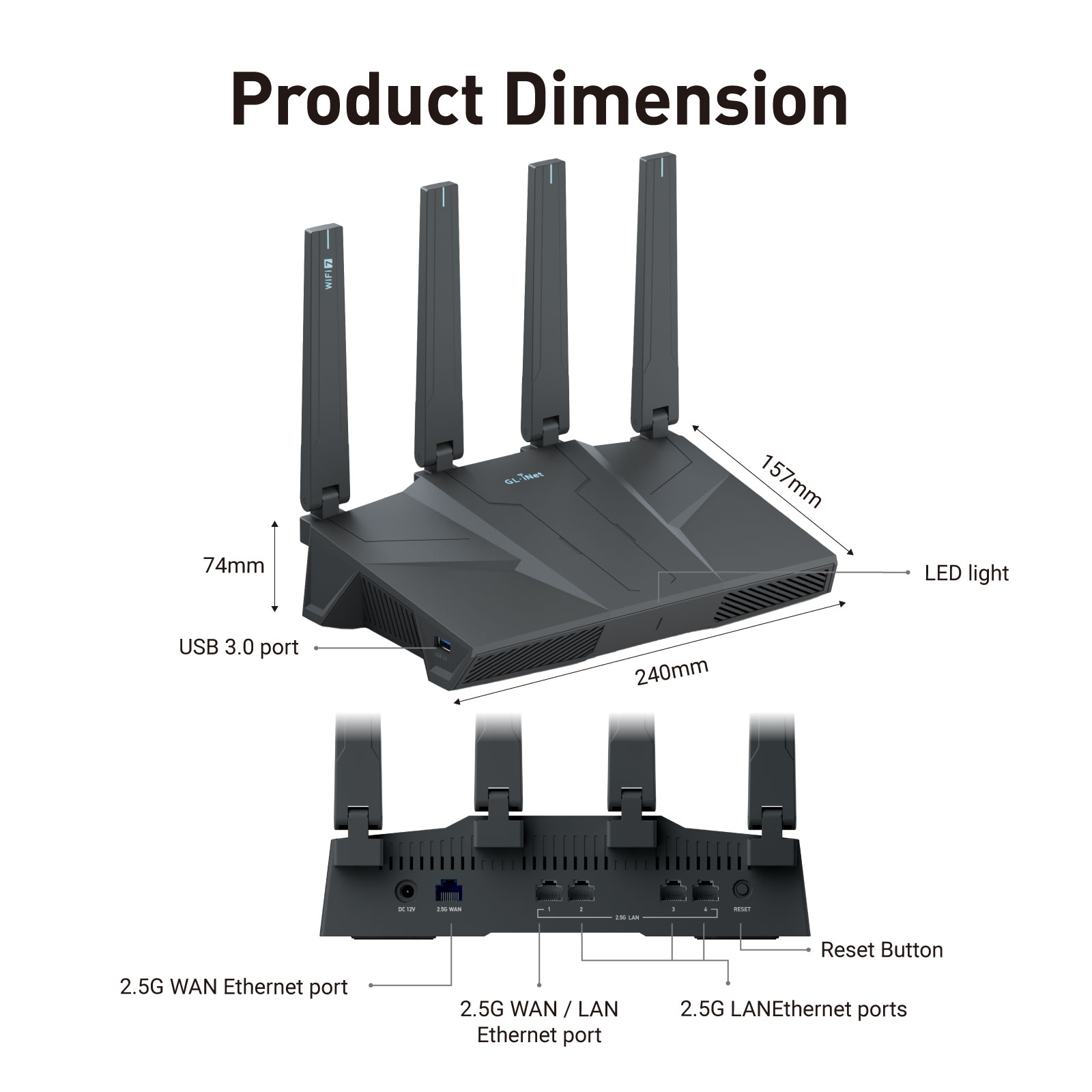 GL.iNet GL-BE6500 (Flint 3e) R - Gaming Router 2.5G Port recensione e prezzo