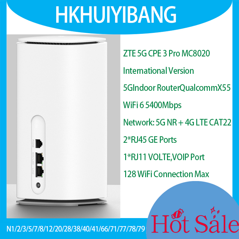ZTE 5G CPE PRO 3 MC8020 Versio - 4G 5G Router Sim Slot Wifi 6 recensione e prezzo