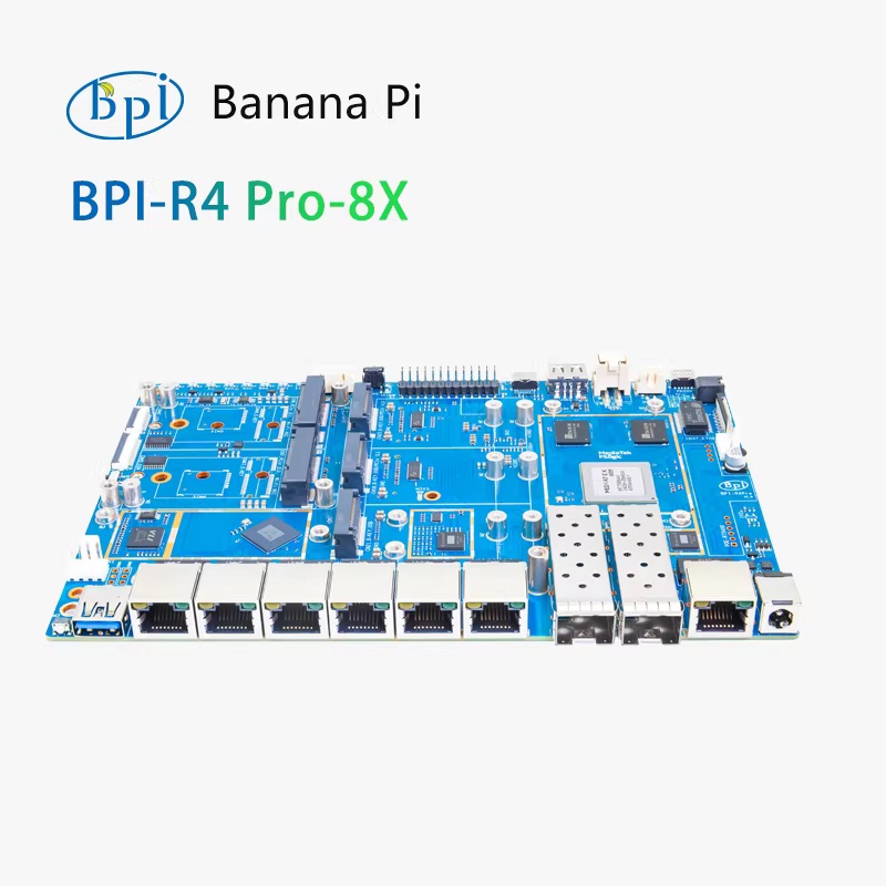 Banana Pi BPI-R4 Pro-8X MediaT - Router With Sfp+ 10G Port recensione e prezzo