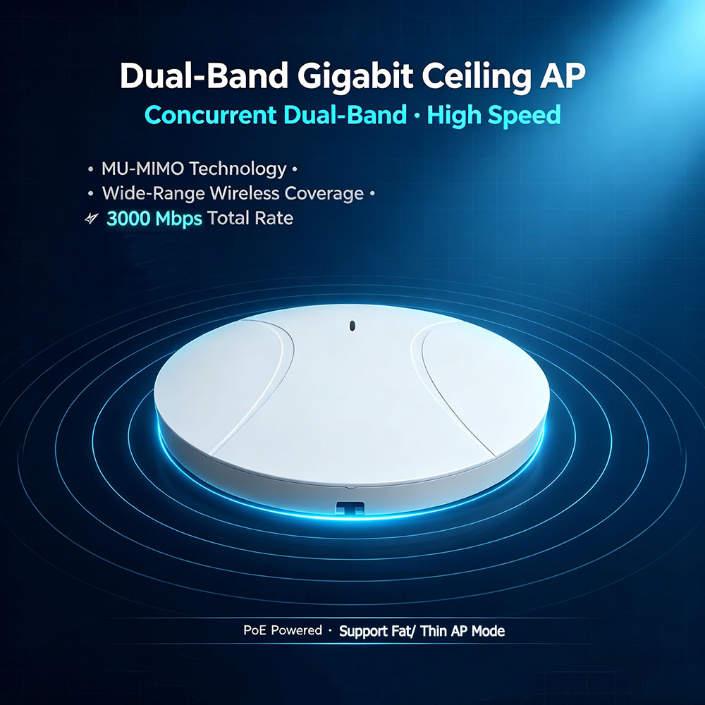 Access Point WiFi6 da Soffitto - Wifi 6 Access Point Ceiling Poe recensione e prezzo