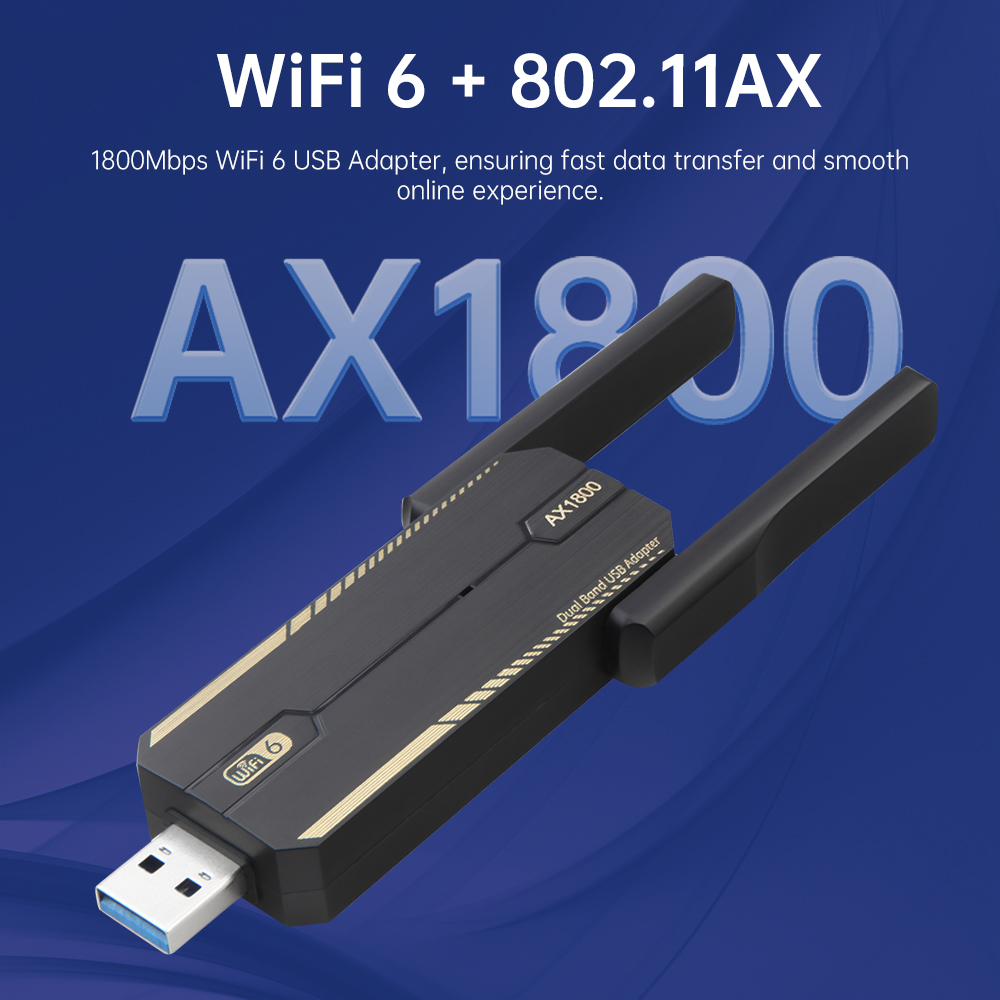 Adattatore USB Wi-Fi 6 KEBIDUM - Wifi 6 Usb Adapter Ax1800 recensione e prezzo